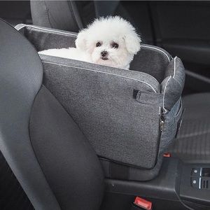 ✨Host Pick✨ Dog Cat Car Seat Carrier Console Armrest Luxury Padded - Brand New